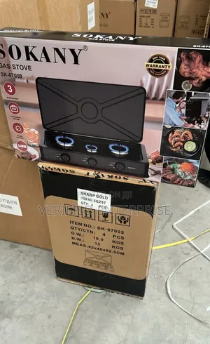 Sokany Gas Stone - 3 Burner