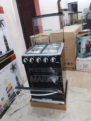Skyrun 3 Gas + 1 Electric Hotplate Standing Cooker