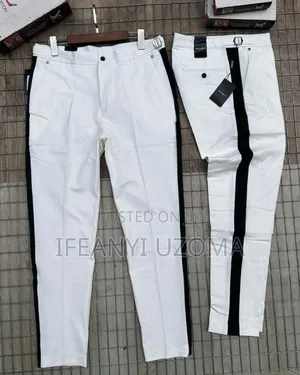 High Quality Classic Beltless Trousers