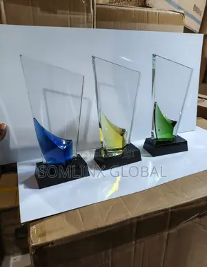 Multiple Color Glass Plaques
