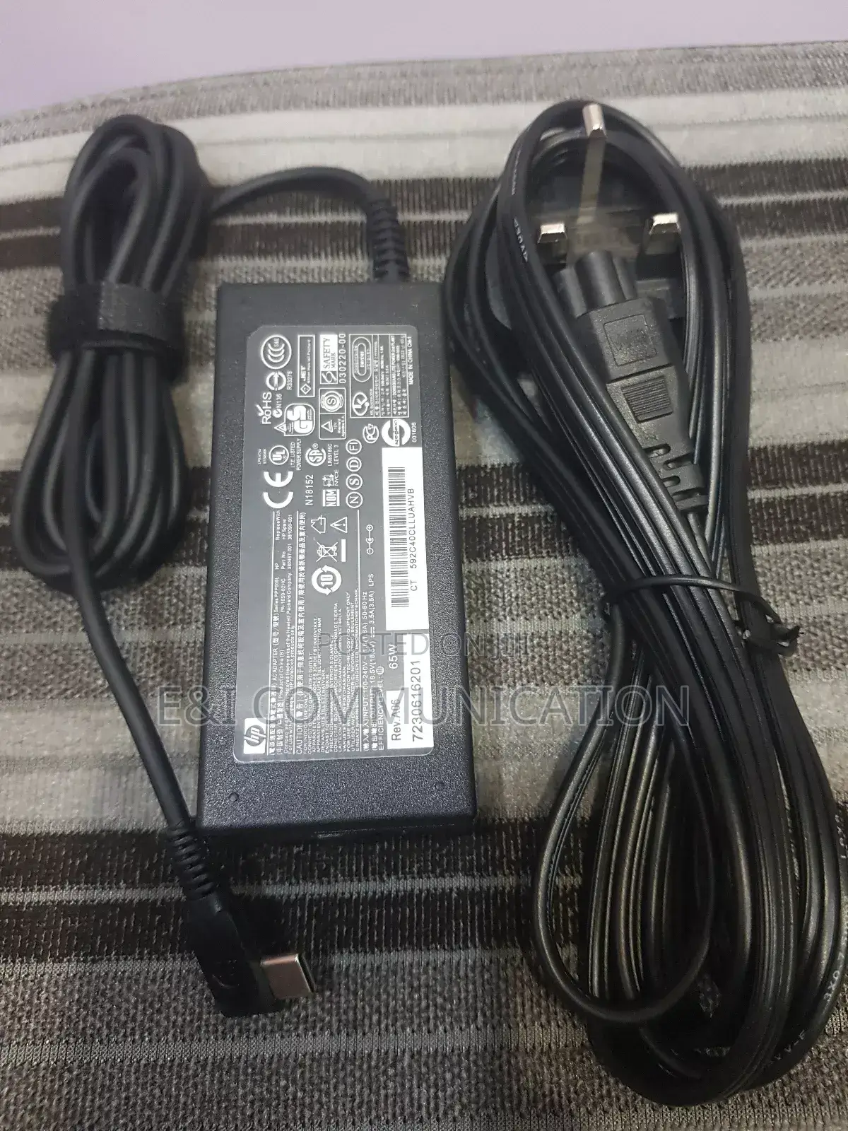 Hp Laptop Type C Charger 65watts.