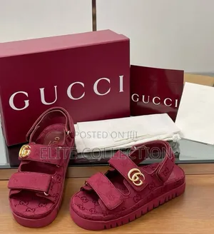 Gucci Sandals* *Colors:Wine, Black, Blue Gucci Pattern*Size:37-42