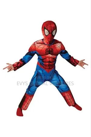 Padded Spider Man Costume With Mask for Kids