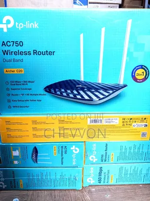 Tp-Link Archer C20 |Ac750 Dual Band Wireless Router |For Home Office