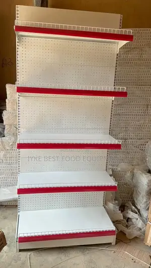 Single Sided Supermarket Shelves