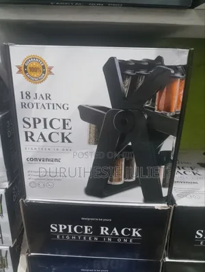 18 Jar Rotating Spice Rack