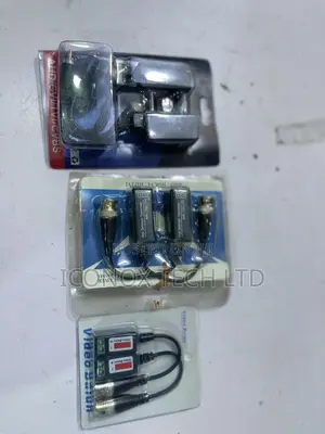 Coaxial to Cat5 Pair of CCTV Video Balun