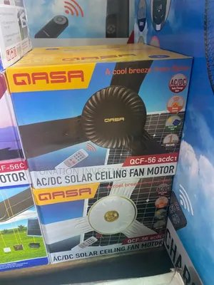 Qasa 56" Ac/Dc Solar Ceiling Fan