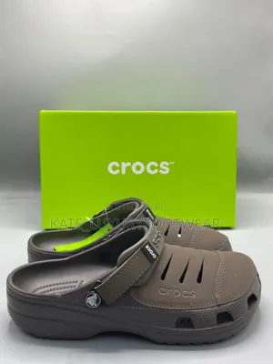 Yukon Leather Crocs Slippers