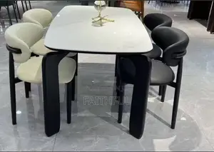 Multi Color Dining Table and Chairs