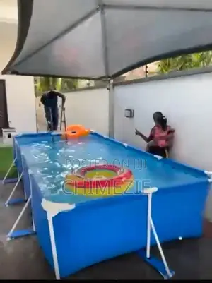 Intex 15ft by 7ft Swimming Pool With Swim Ladder, Cover and 2 Floater