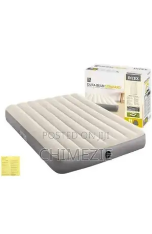 2person Inflatable Mattress Cream Color