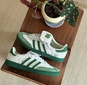 Adidas Samba X Stussy White Green Sneakers