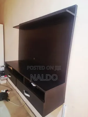 Modern Wall-Mounted Tv Console With Drawers Shelves