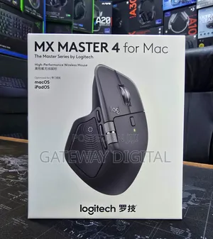 Logitech Mx Master 4 For Mac, Ergonomic Bluetooth Mouse