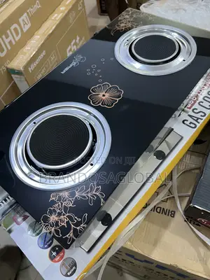 Qasa QGC-2bg Infrared Double Burner Glass Cooker Powerful Heat Output