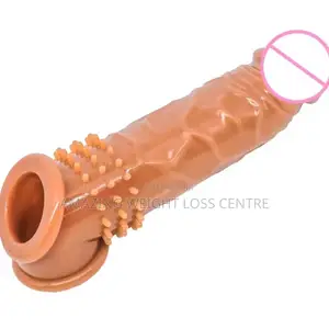 Brown Premium Silicone Penis Extender Sleeves