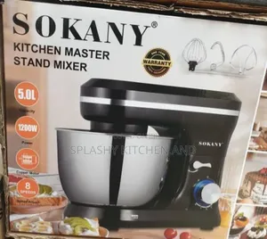Sokany 5l Stainless Steel Bowl 6-Speed Food Stand Mixer
