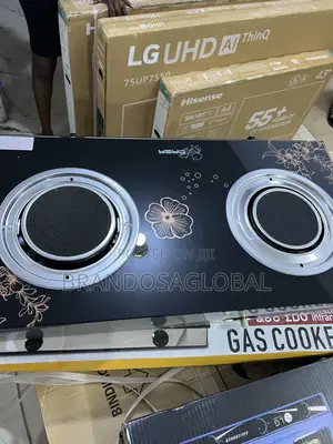 Qasa Qgc-2bg Glass Infrared Gas Cooker Strong Flame Low Gas Use