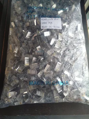 Shielded Cat6 Rj45 Pass-Through Connector FTP