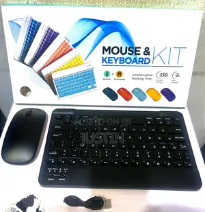 Bluetooth Rechargeable Keyboard And Mouse Combo