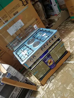 Maxi 90 by 60cm Standard Gas and Electric Cooker With Electric Oven
