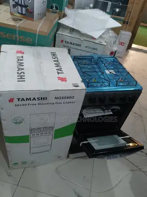 Brand New Tamashi 50x50 4 Burner Gas Cooker – Full Gas