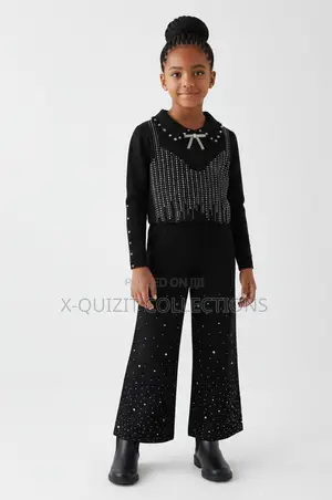 Girls’ Sparkle Embellished Two-Piece Set (3y-8y)