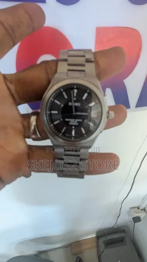 Seiko Titanium Solar Radio Wave Control Watch