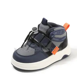 Heidi Boys Navy Blue Ankle Boots (26-32)