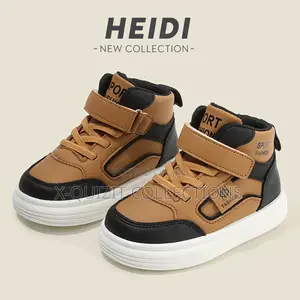 Heidi Boys Fashion Ankle Boots With Velcro Strap (26-32)