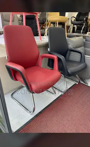 New Model Turkish Pure Leather Office Visitors Chair