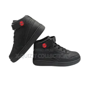 Spider-Themed Kids’ High-Top Sneakers (30-34)
