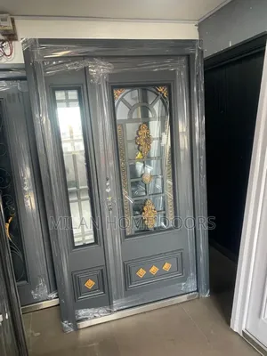 1.2m Copper Glass Security Door