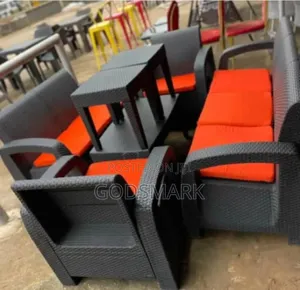 7 Seater Plastic Sofa.
