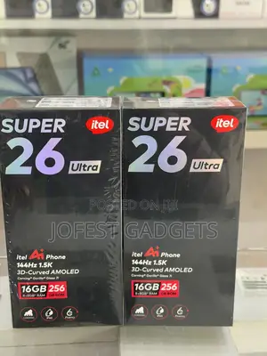 New Itel S26 Ultra 256 GB Black