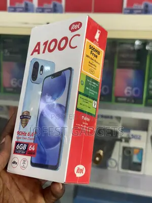 New Itel A100C 64 GB Black