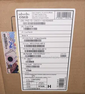 Cisco Ws-c3750x-48p-s Gigabits And Poe Switch