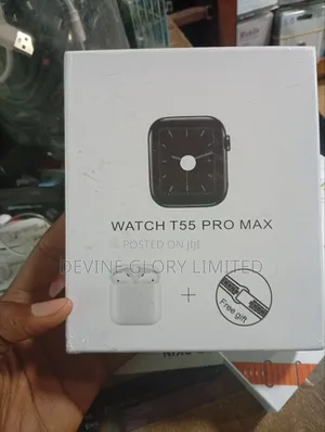 T55 Pro Max Smartwatch + Wireless Earbuds – Bluetooth Call Fitness