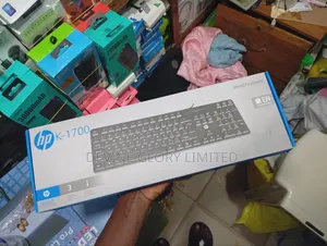 Hp K-1700 Wired Keyboard – Full-Size Usb, Quiet Spill-Resistant