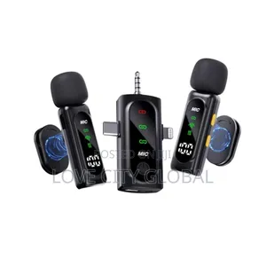 T90 Anc Clip-on Magnetic Buckle 3in1 Microphone Led Display All Device