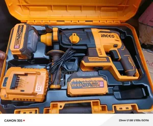 Ingco 20v Cordless Rotary Hammer Drill Kit,