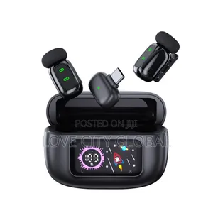 T80 Noise Cancellation Microphone Clip-on Buckle Mic Wit Charging Case