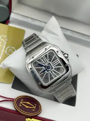 Cartier Quality Luxury Men Chronograph Chain Strap Wristwatch
