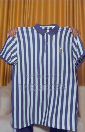 Men’S Stripped Polo Shirt