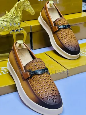 Brown Hermes Designer Quality Shoes