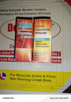 Rheumatism Arthritis Herbal Capsule Kwaku