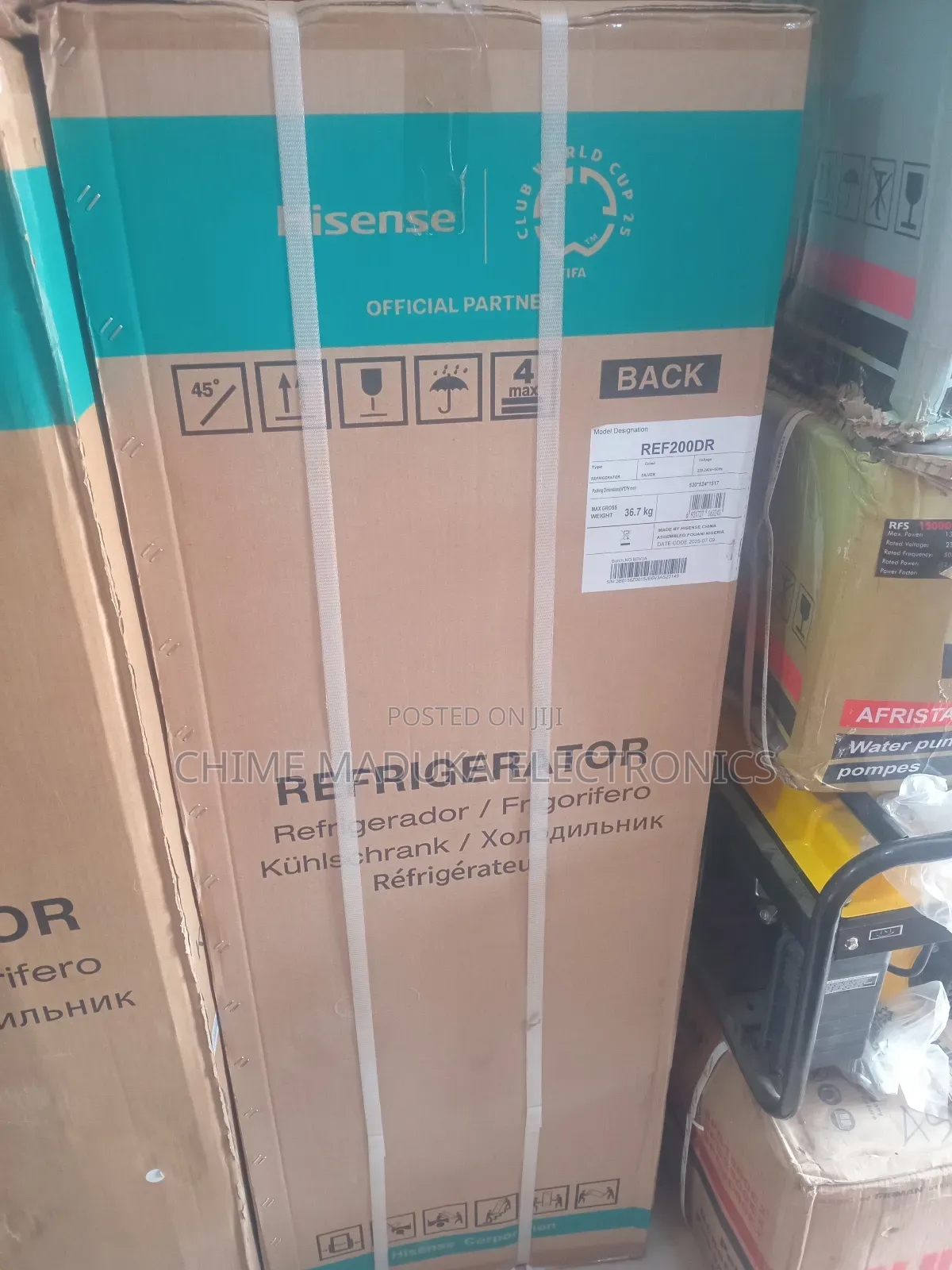 36.7kg Hisense Refrigerator