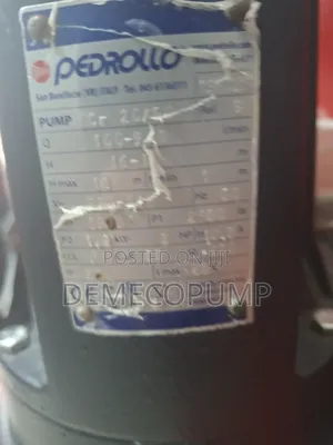 Pedrollo Sewage Pump Machine