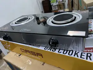 Qasa QGC-2bg Glass Cooker Infrared Flame Double Burner Model